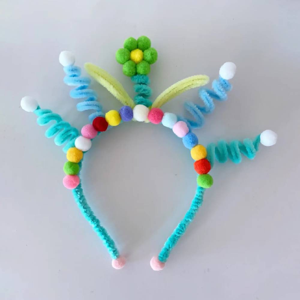 Pipe Cleaner Party Crowns, Pipe Cleaner Headbands for Kids' Party Birt ...