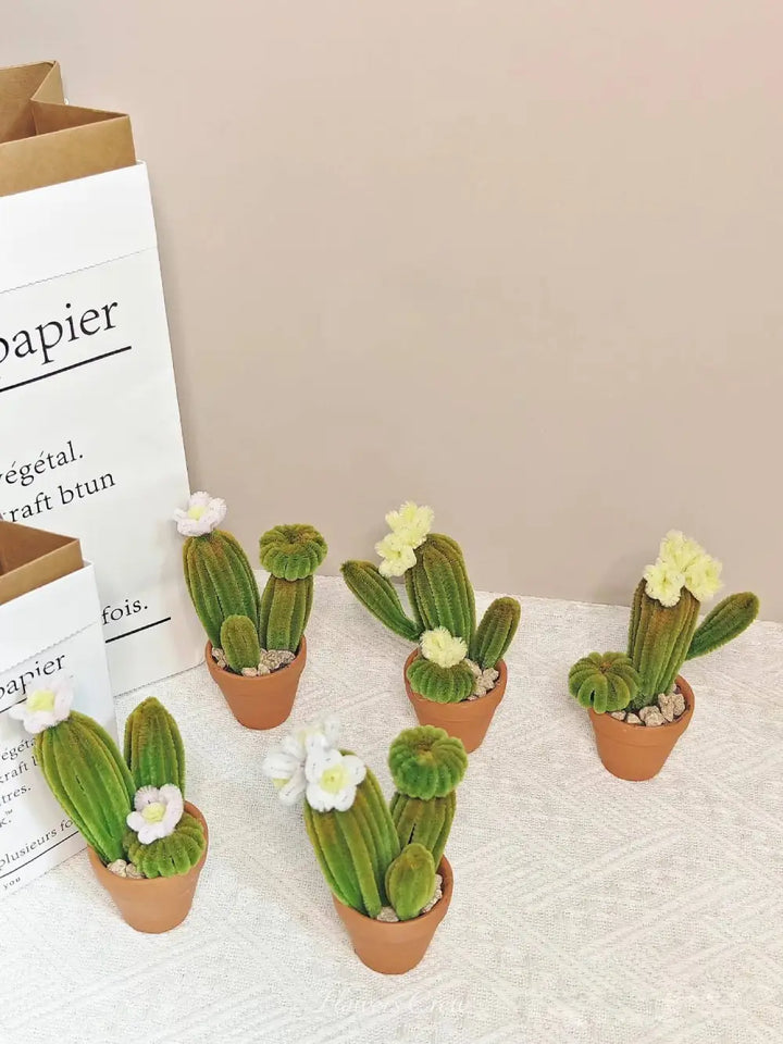 artificial cactus plant for tabletop decor