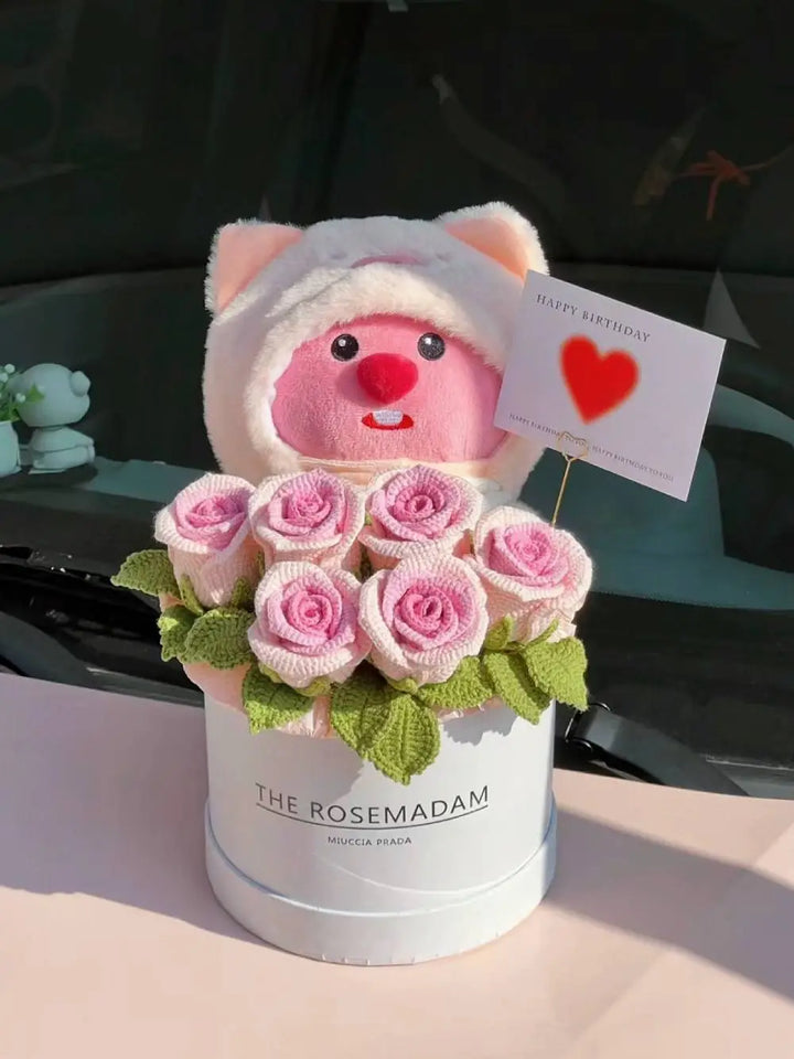 pink rose box for her