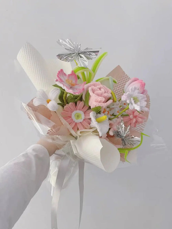 pink flower bouquet for wedding