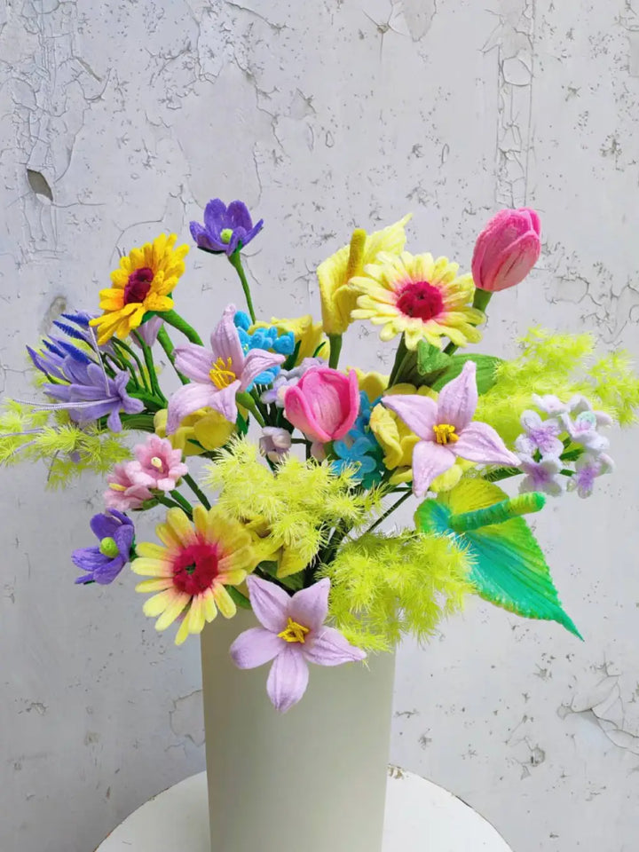 mixed flower arrangement for home