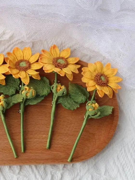 sunflower brooch pins