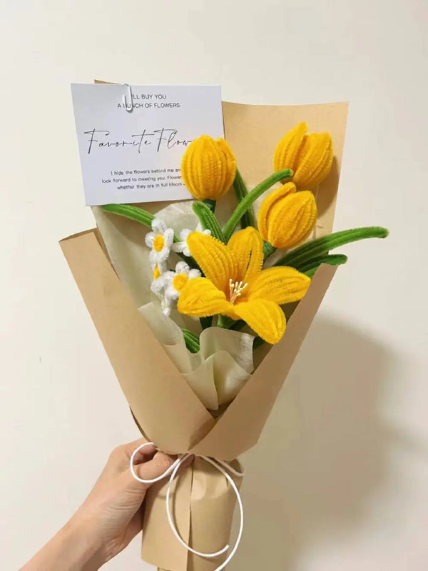 yellow tulip bouquet